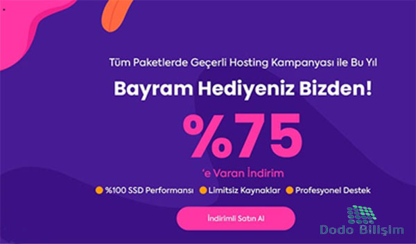 Bayram Kampanyası (Hosting,Web Tasarım,E-Ticaret Paketlerinde)
